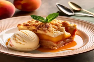 Peach Cobbler Ice Cream