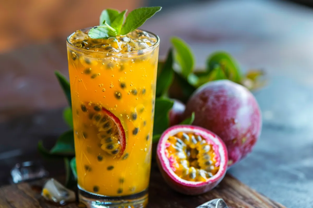 What does passion fruit juice taste like?