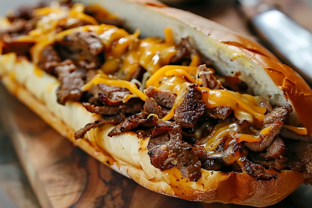 What part of the cow is used for Philly cheesesteak?