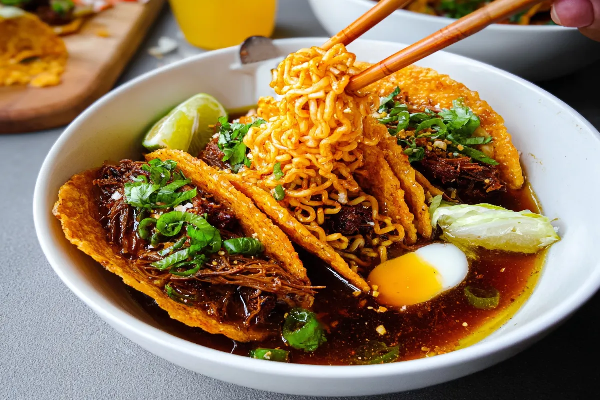 Birria Ramen Tacos Recipe That’s Blowing Up TikTok (Try It Today)