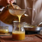 Jamu tonic with turmeric and ginger roots