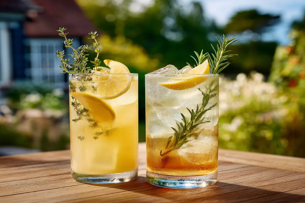 Bubbles inside a freshly fermented kombucha bottle