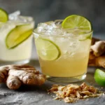 Functional ginger drink with lemon and chicory root