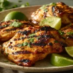 Oven-baked ginger marinated chicken