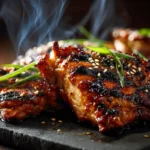 Ginger Chicken Marinated and Grilled to Perfection