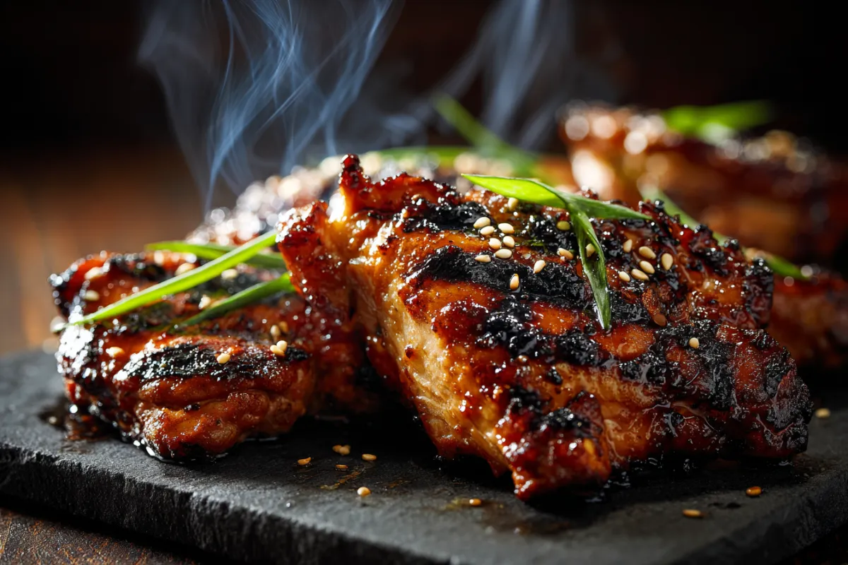 Ginger Chicken Marinated and Grilled to Perfection