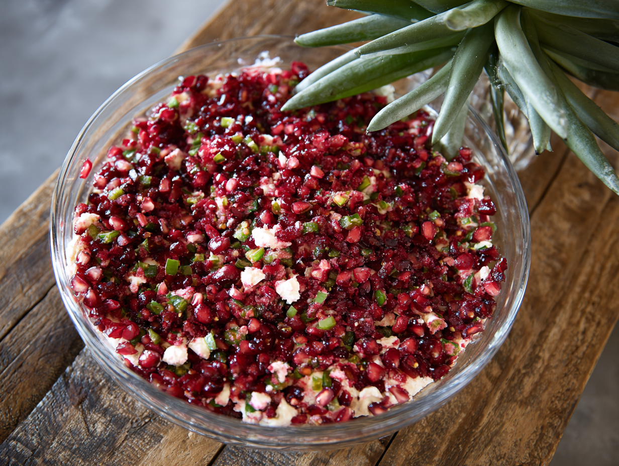 Cranberry Jalapeno Cream Cheese Dip