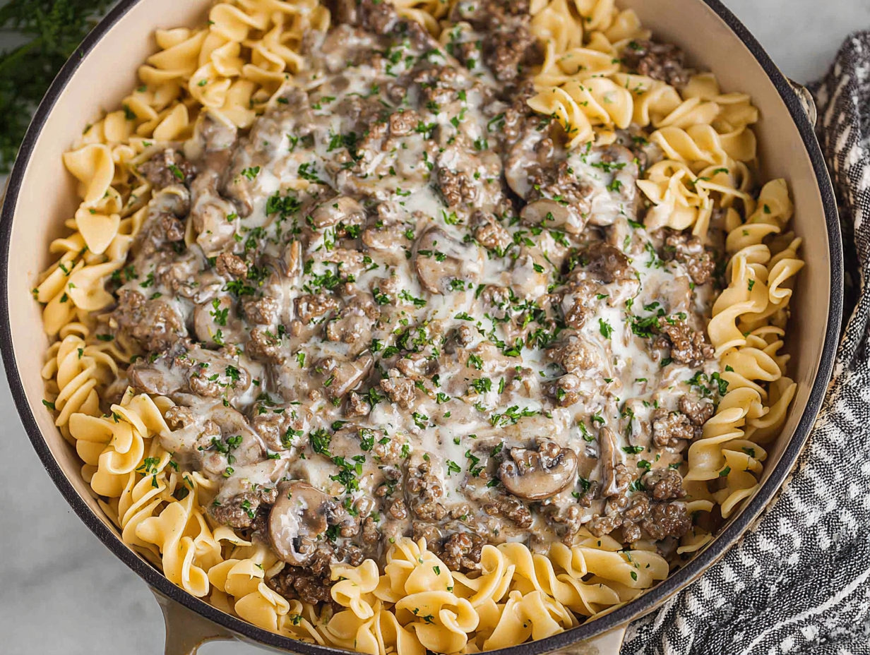The Best Hamburger Stroganoff Recipe