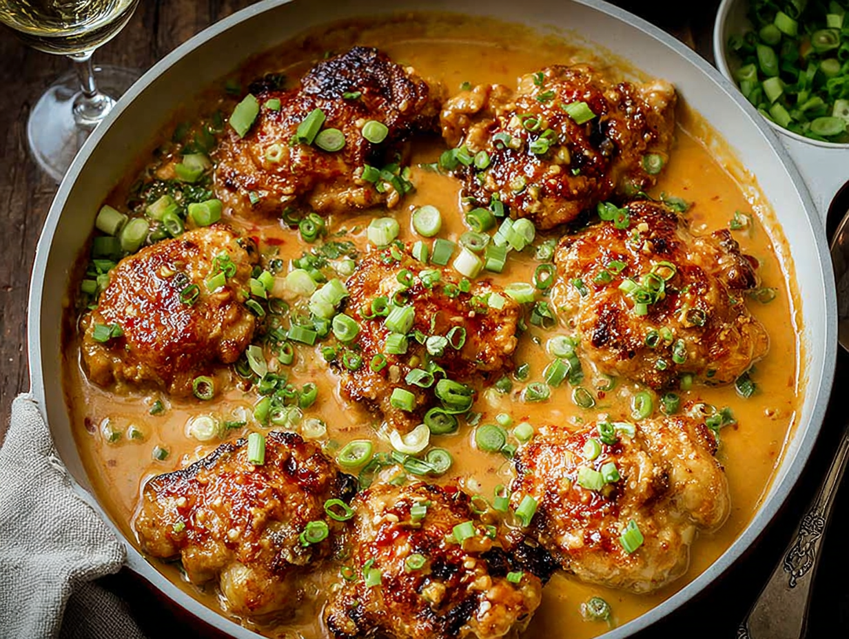 Skillet Bang Bang Chicken Thighs: A Delicious Recipe for Dinner