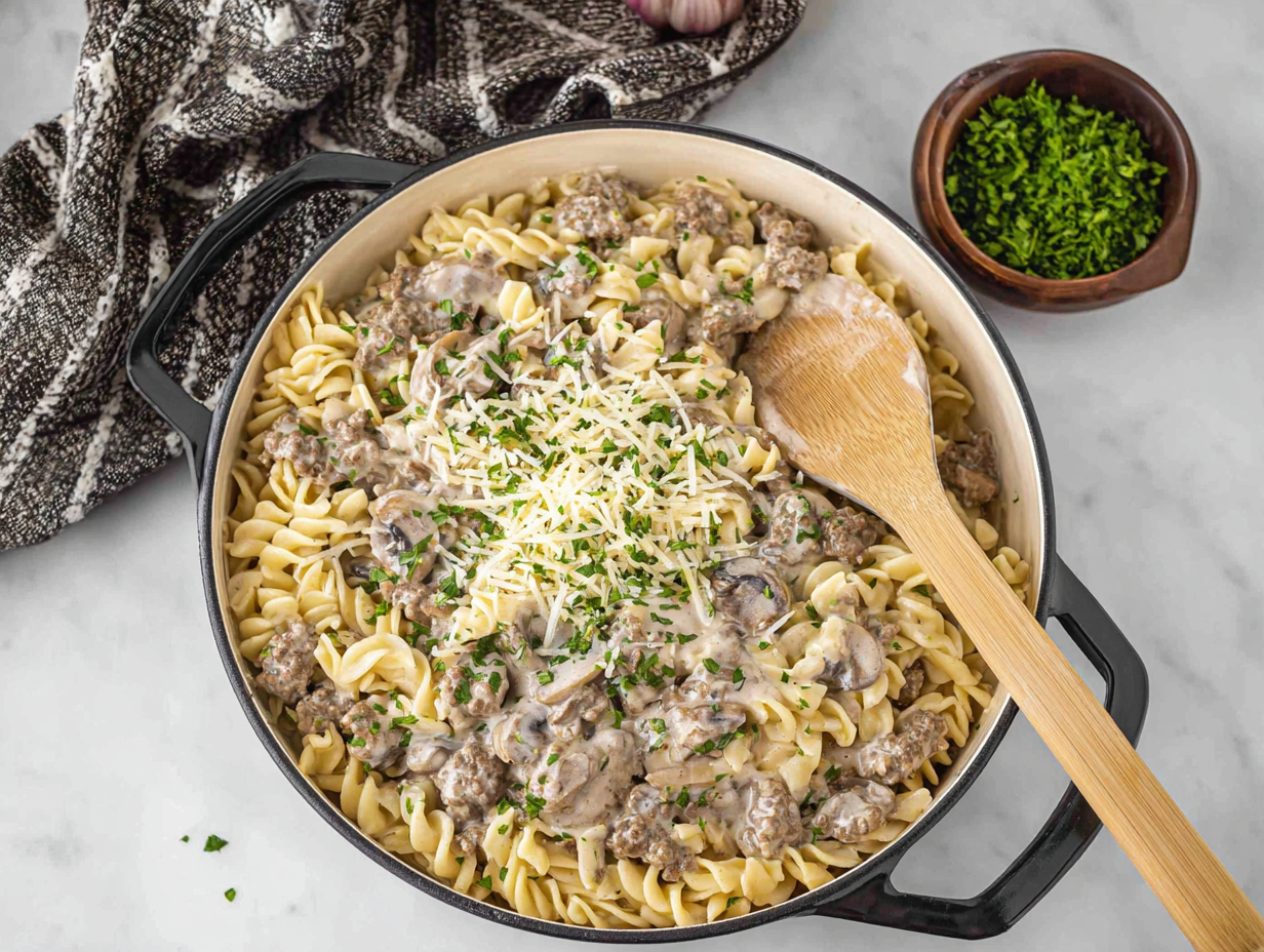 The Best Hamburger Stroganoff Recipe