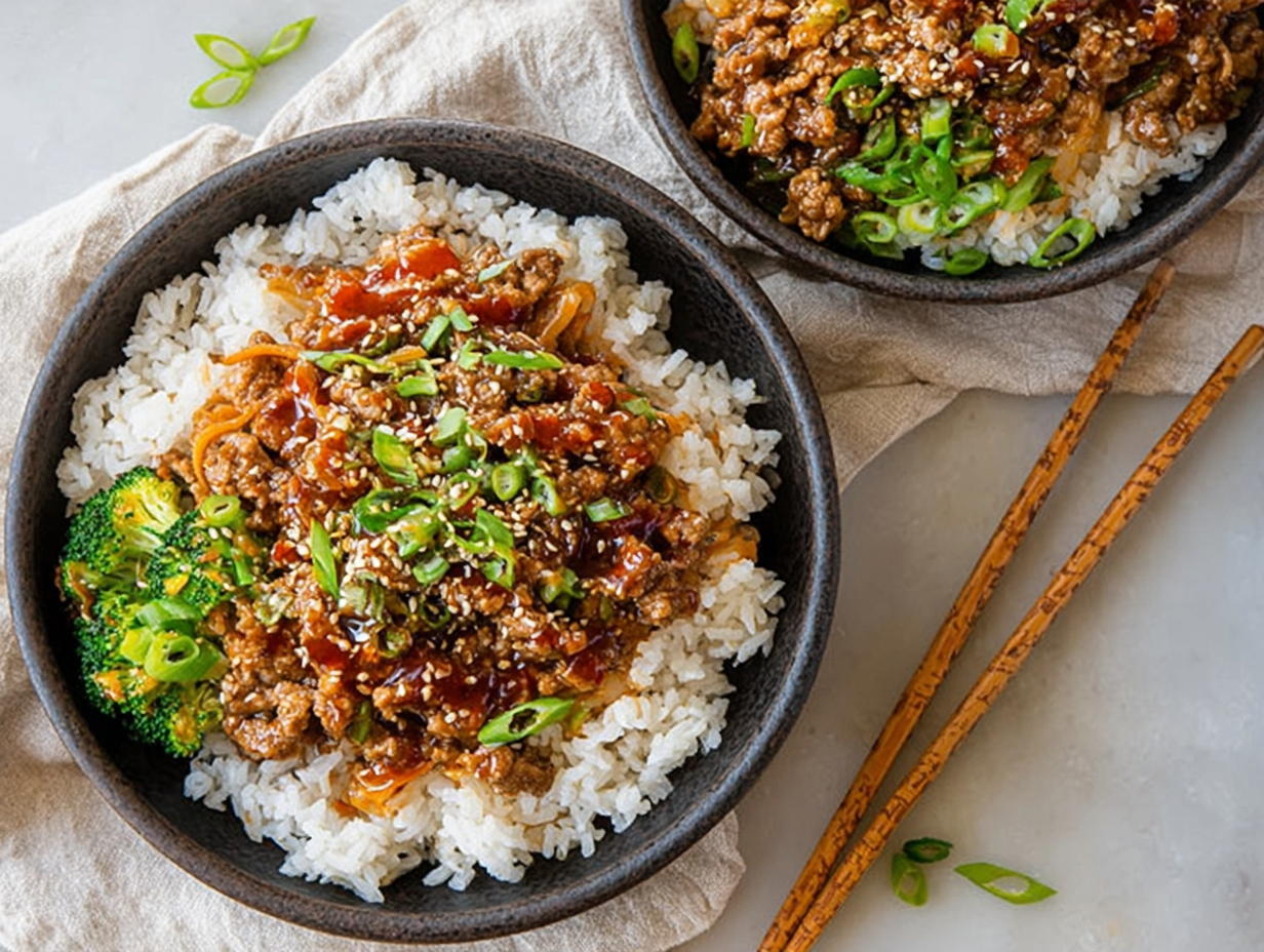 Healthy Ground Turkey Teriyaki Rice Bowl: A Nutritious Delight