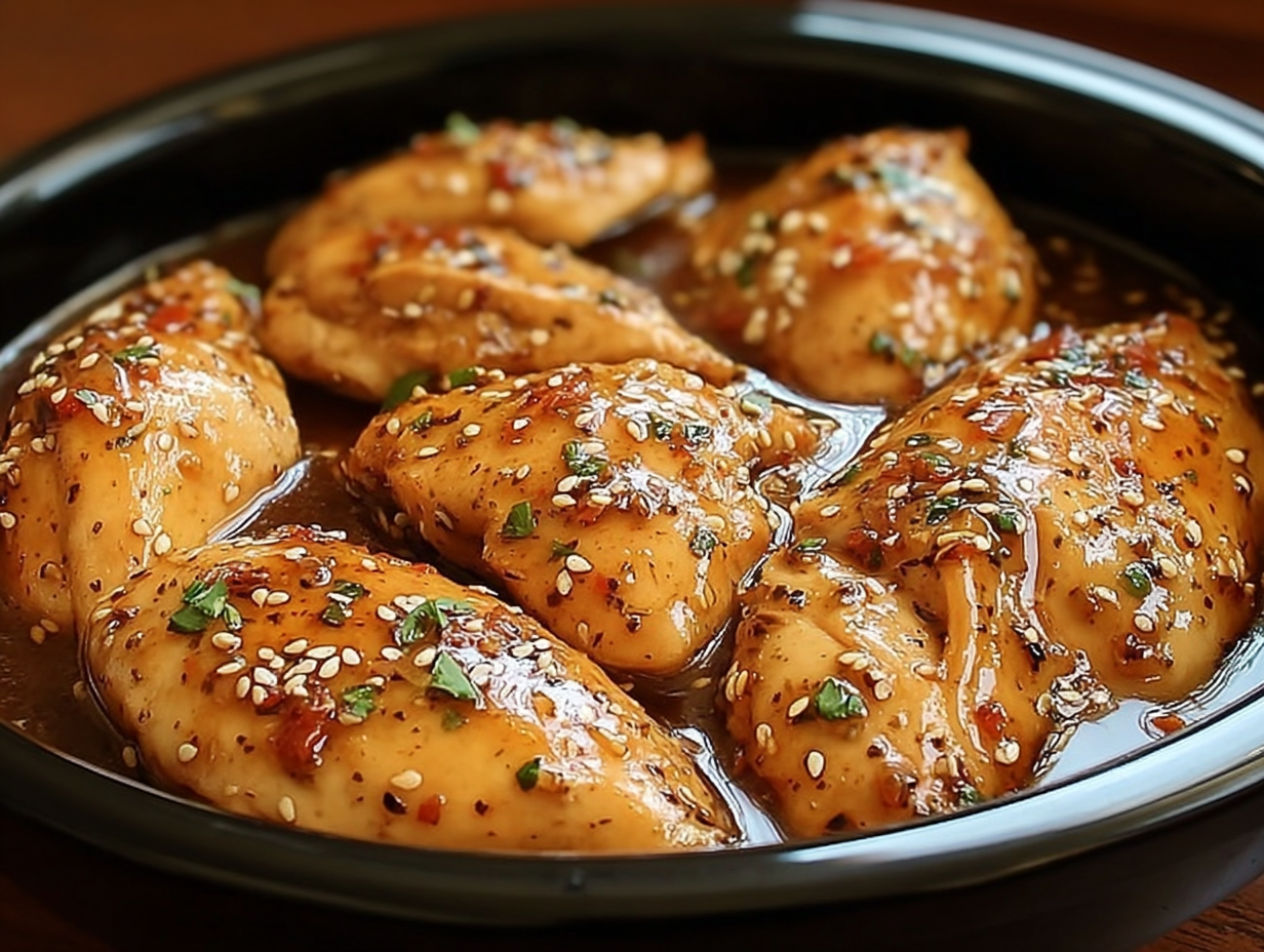 Sweet Baby Ray’s Crockpot Chicken