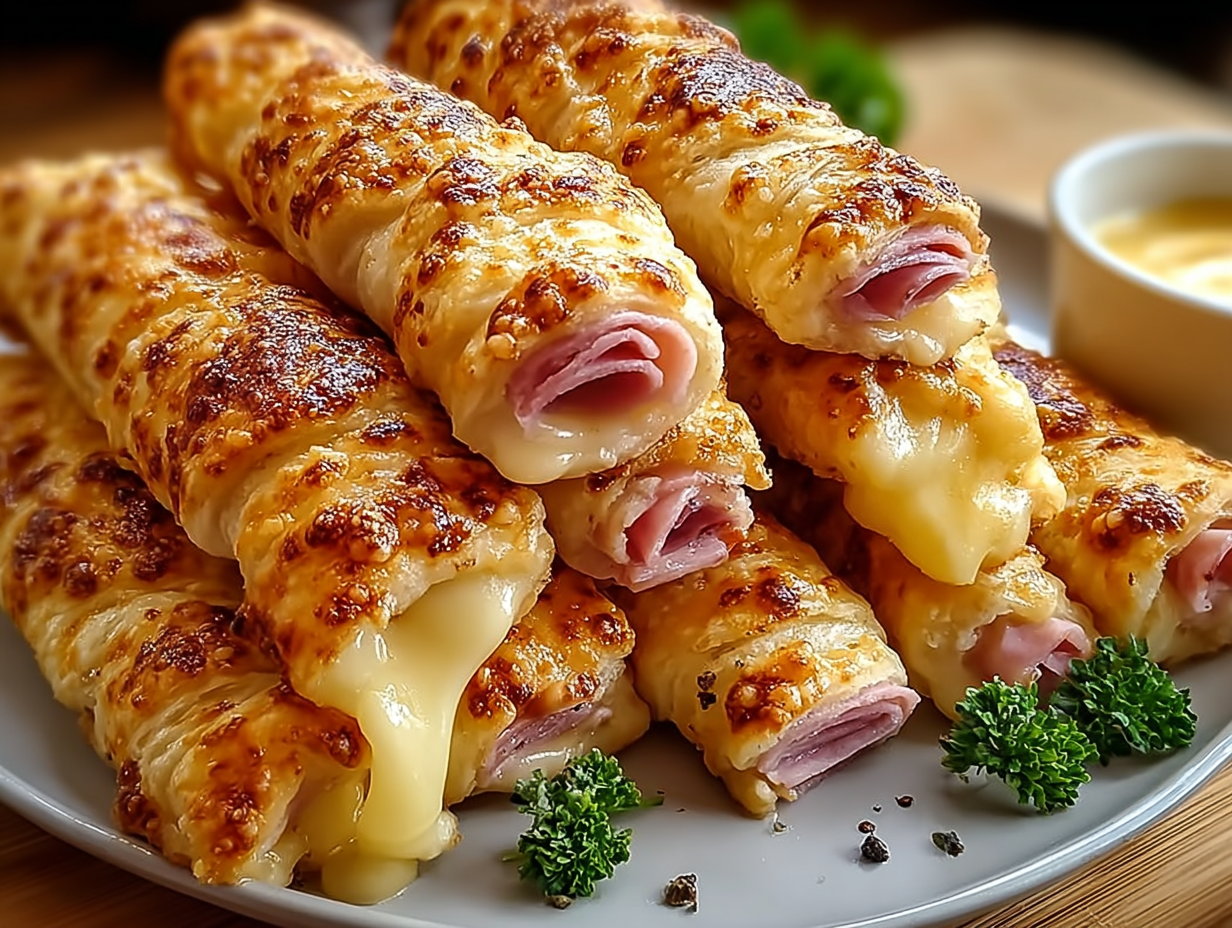 Ham and Cheese Sticks