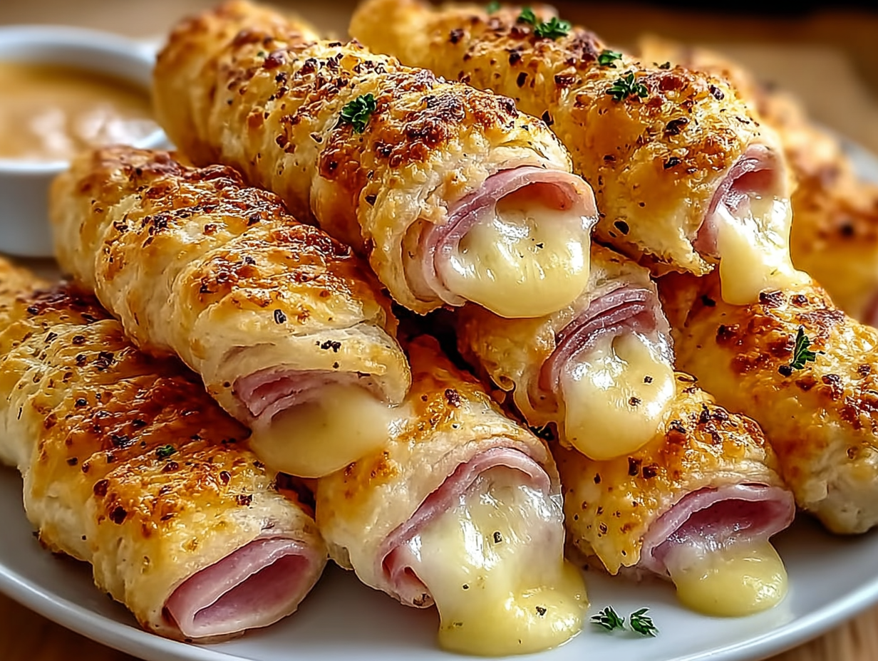Ham and Cheese Sticks