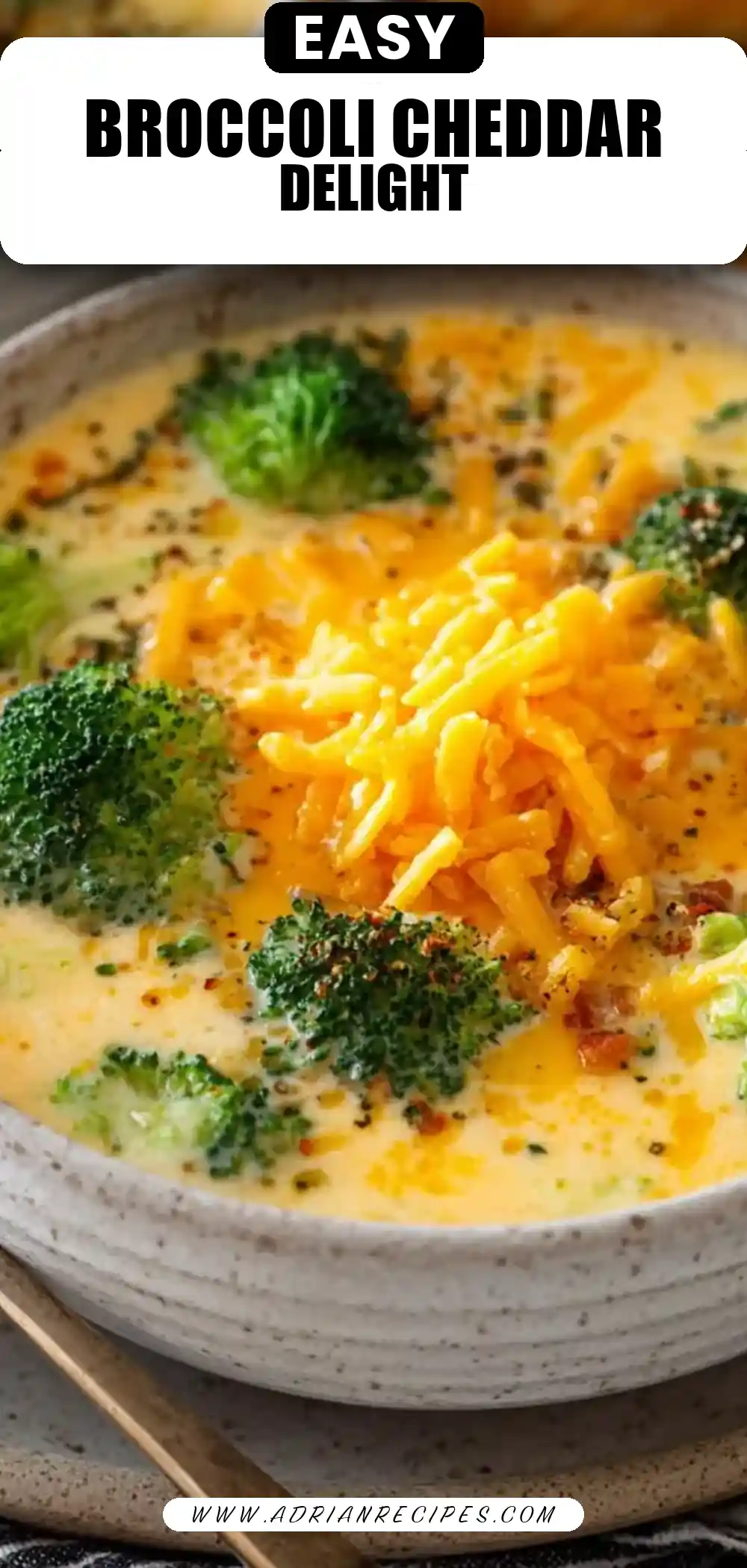 Creamy Broccoli Cheddar Soup