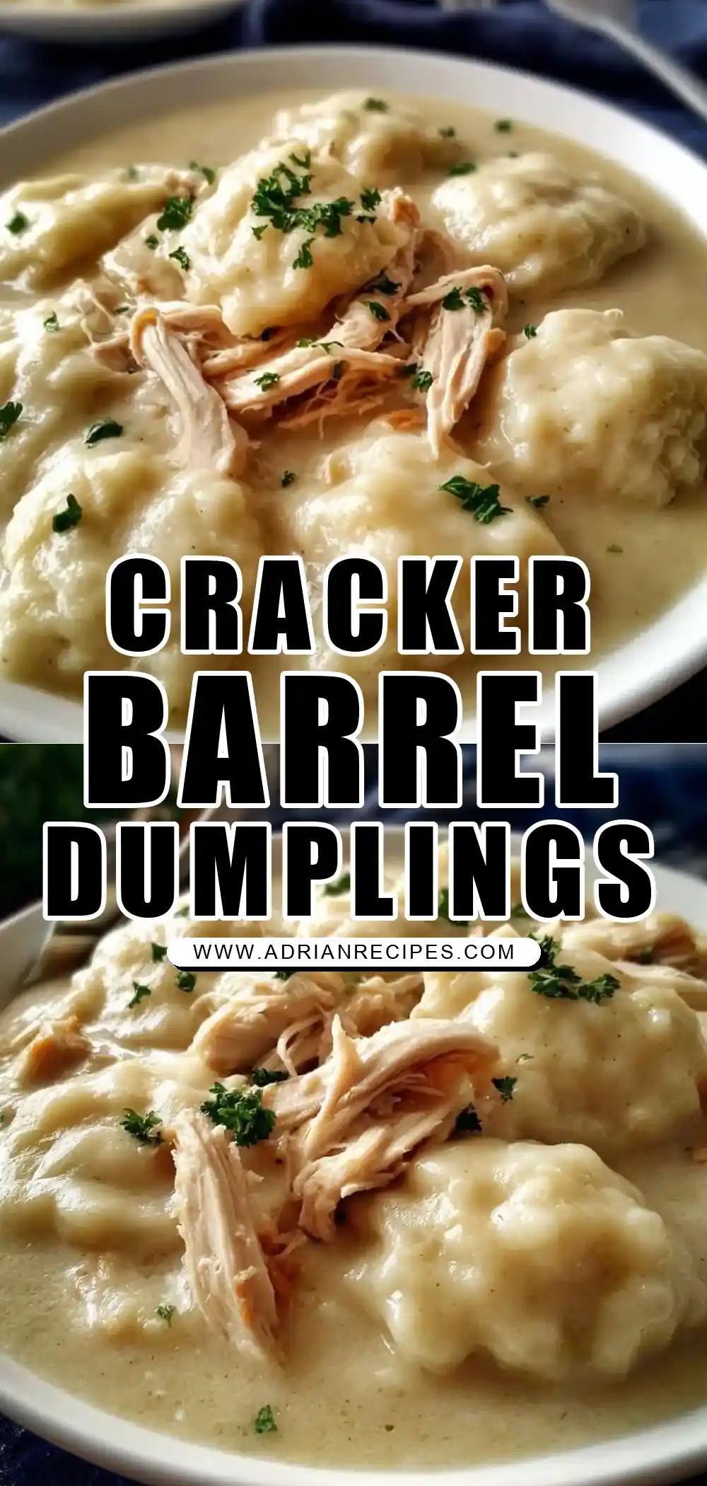 Homestyle Chicken & Dumplings (Cracker Barrel-Inspired)