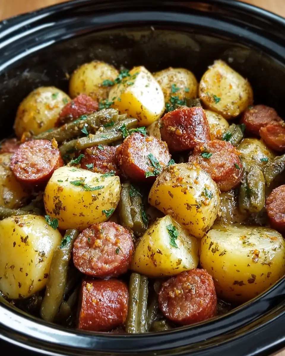 A delicious plate of Crock Pot Swamp Potatoes