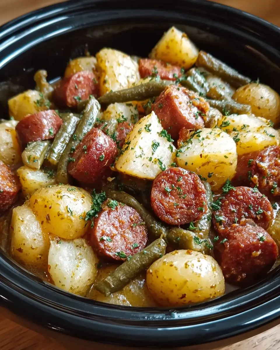 A delicious plate of Crock Pot Swamp Potatoes