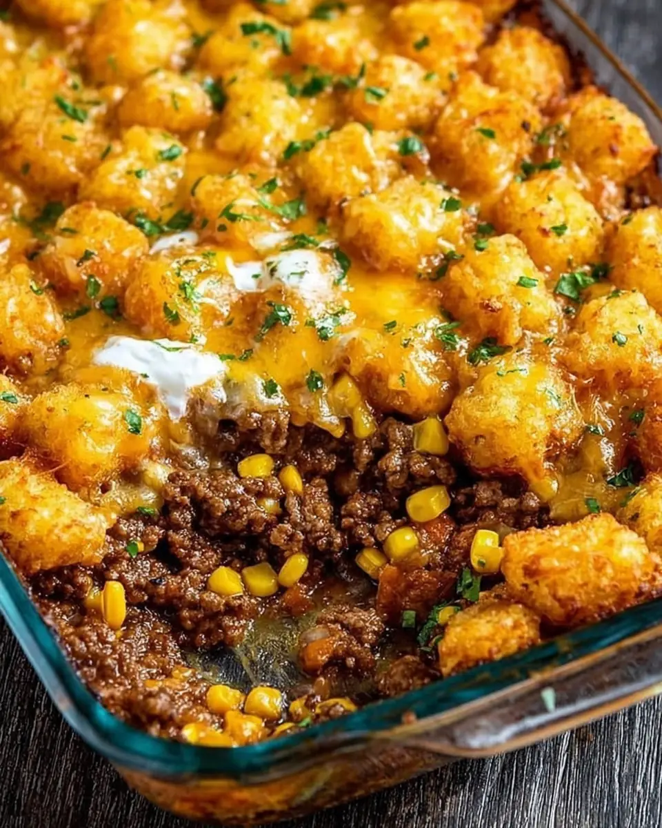 A delicious plate of Easy Cowboy Casserole