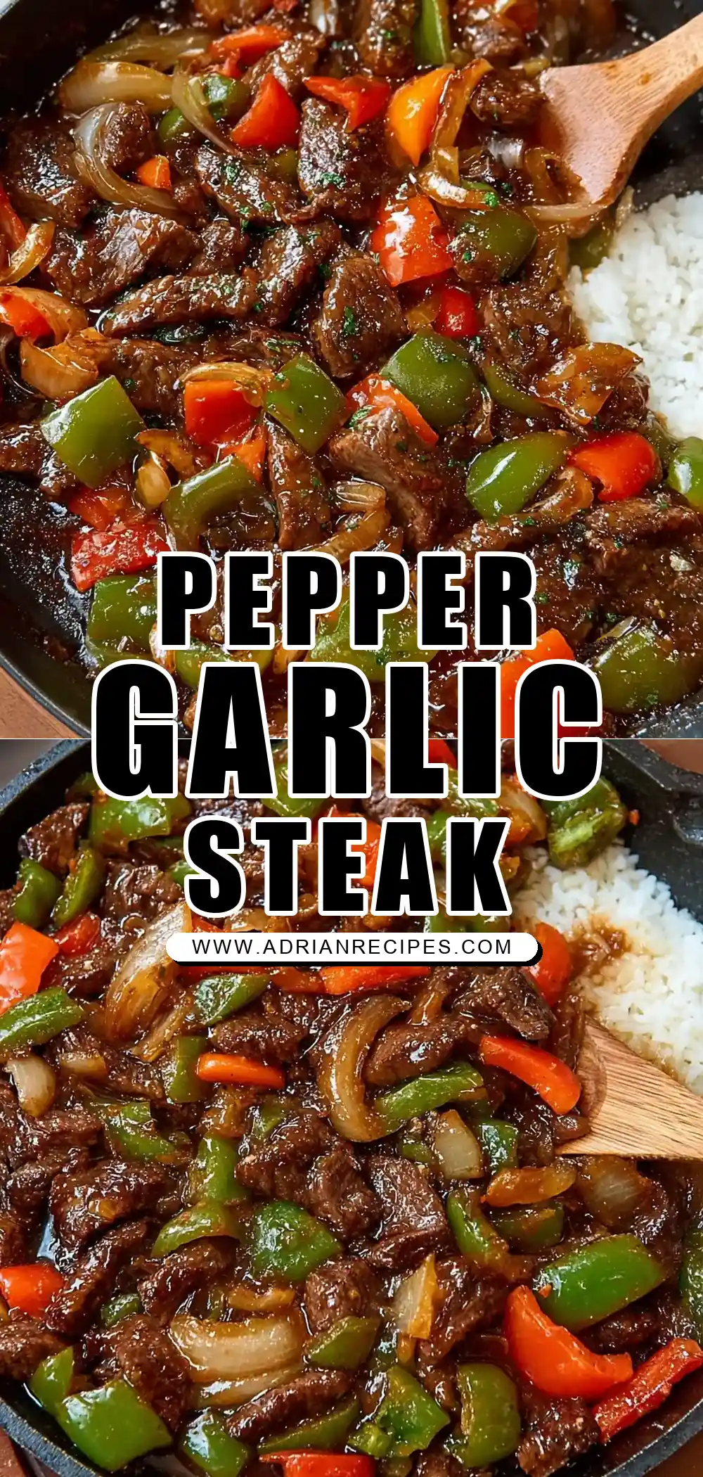 Pepper Steak with Garlic Rice
