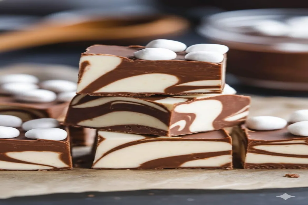 Marshmallow Swirl Fudge