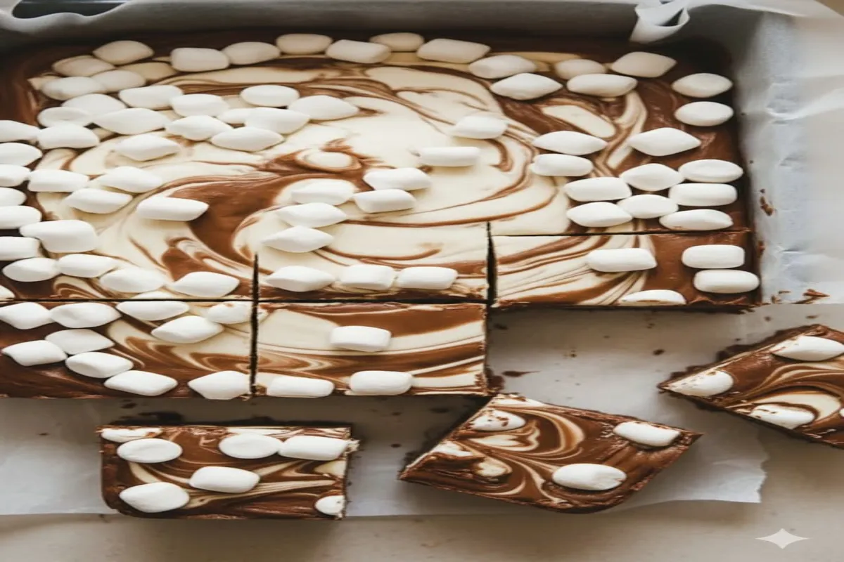 Marshmallow Swirl Fudge