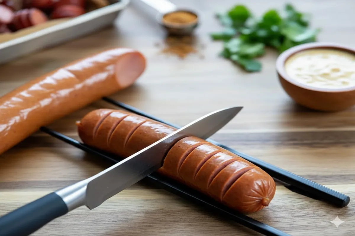 Mustard Hasselback Kielbasa Bites: A Delicious Appetizer Recipe