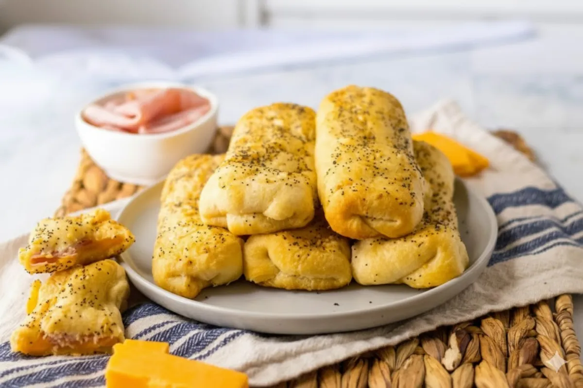 Ham and Cheese Sticks