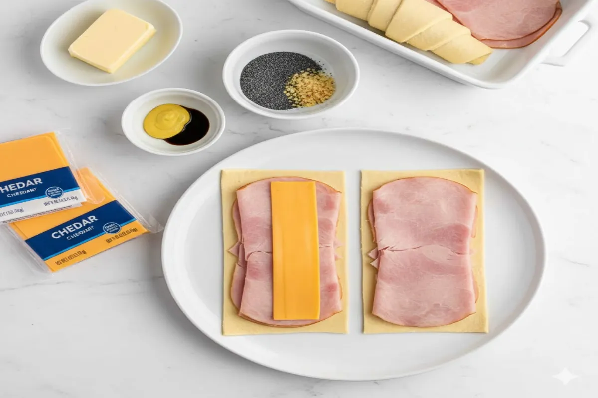 Ham and Cheese Sticks