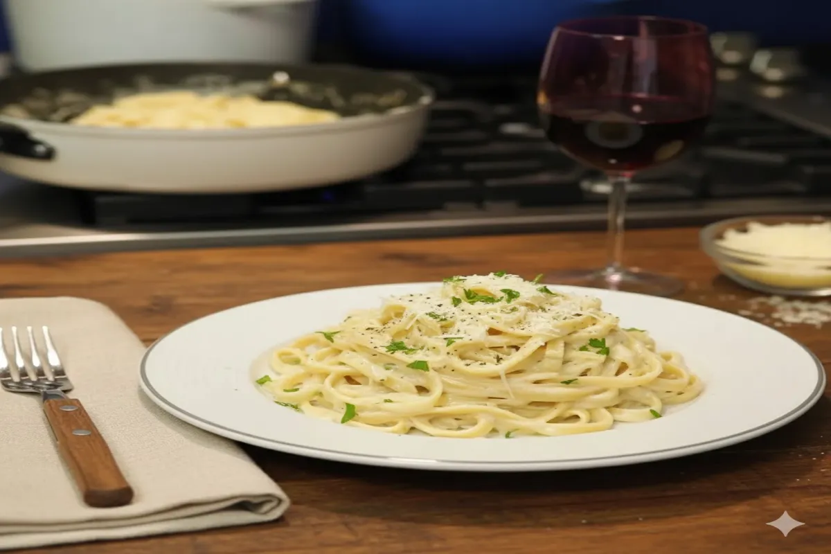 Chicken Fettuccine Alfredo – Creamy Recipe Better than Carbonara