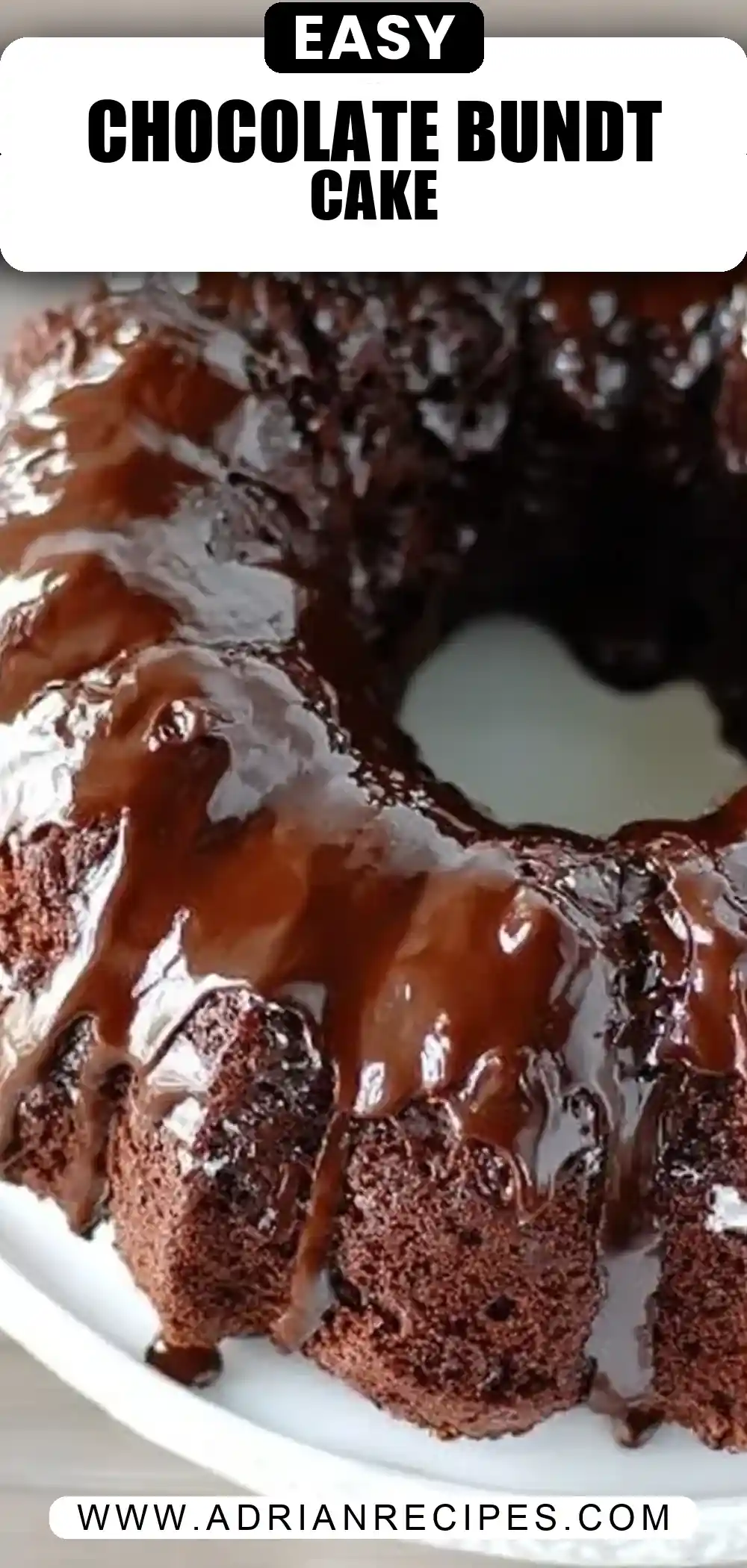 Chocolate Sour Cream Bundt Cake
