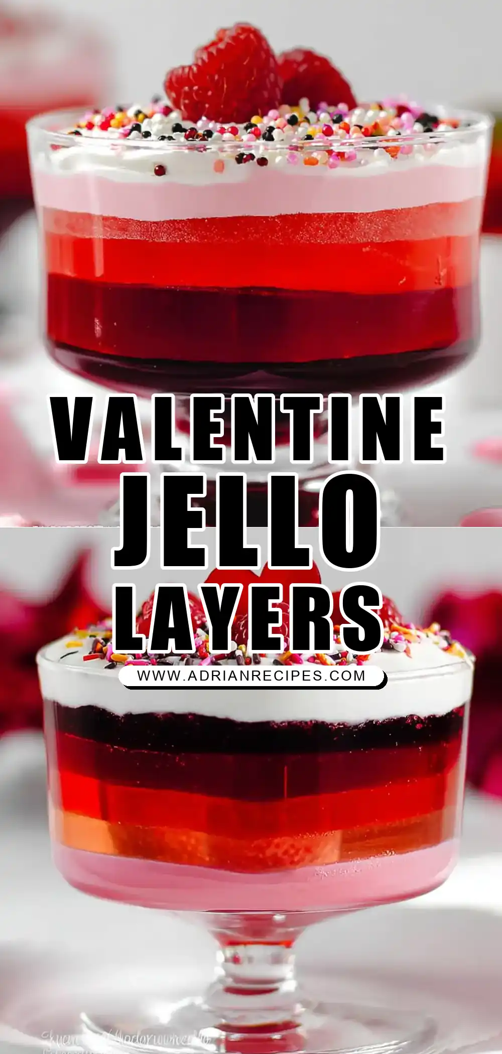 Valentine Layered Jello Recipe