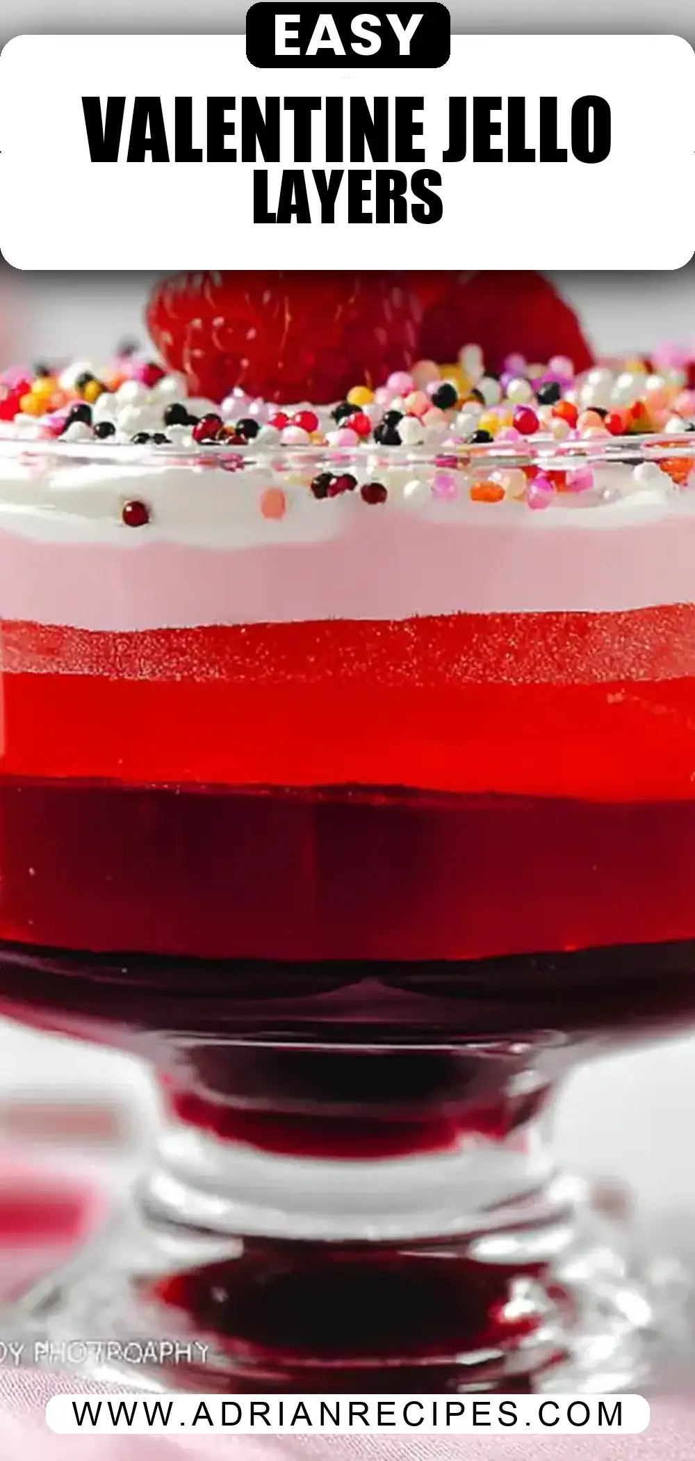 Valentine Layered Jello Recipe