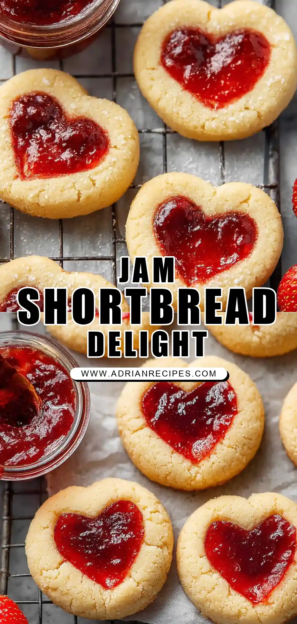 Shortbread Cookies With Jam