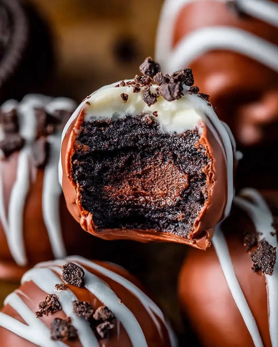 A delicious plate of Oreo Truffles
