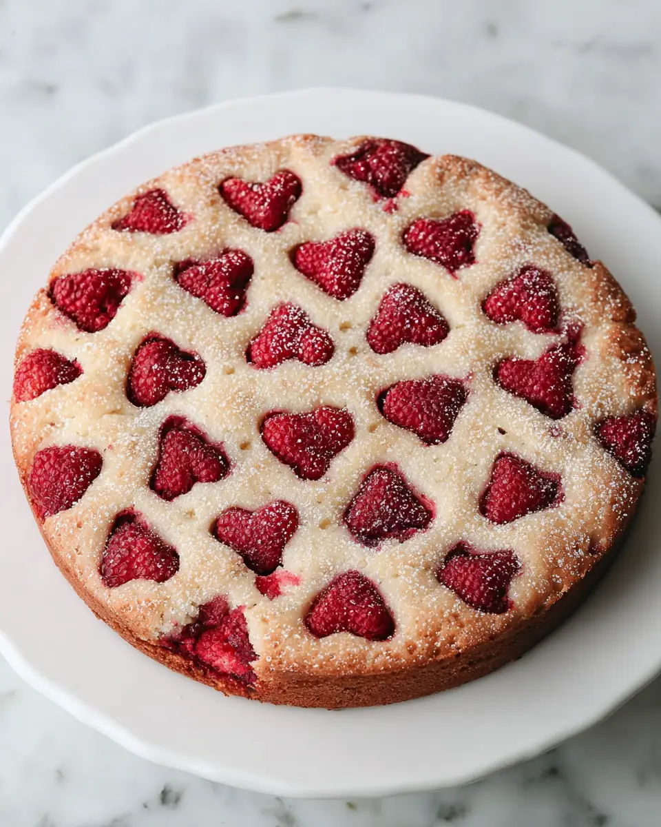 A delicious plate of Raspberry Buttermilk Cake