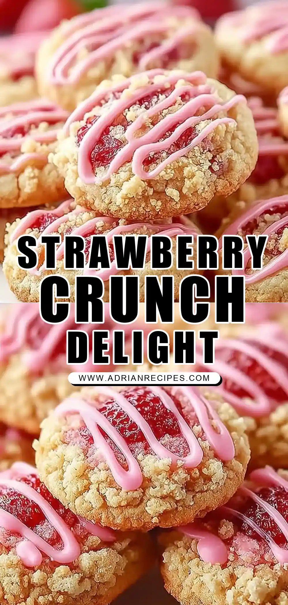 Strawberry Crunch Cookies