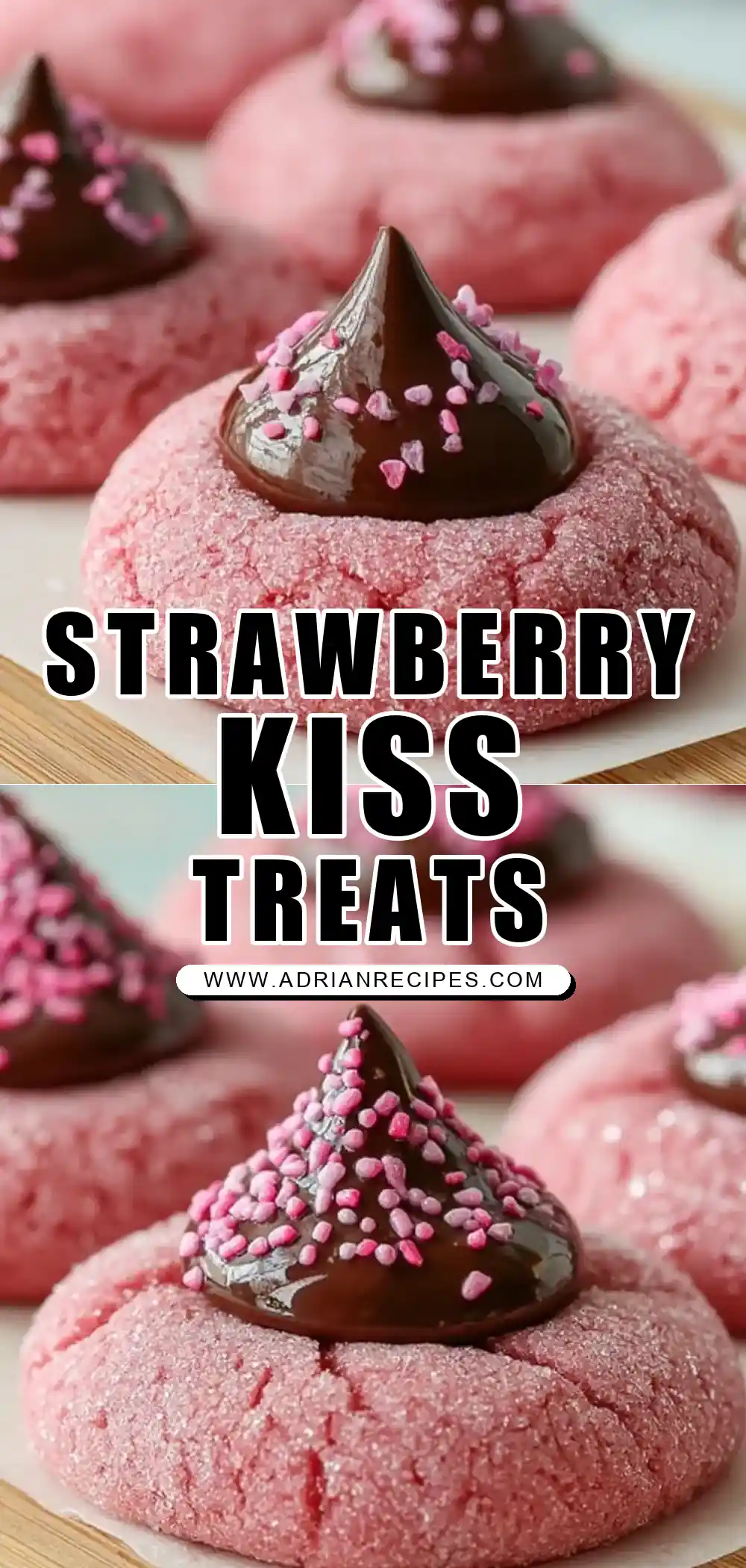 Strawberry Kiss Cookies
