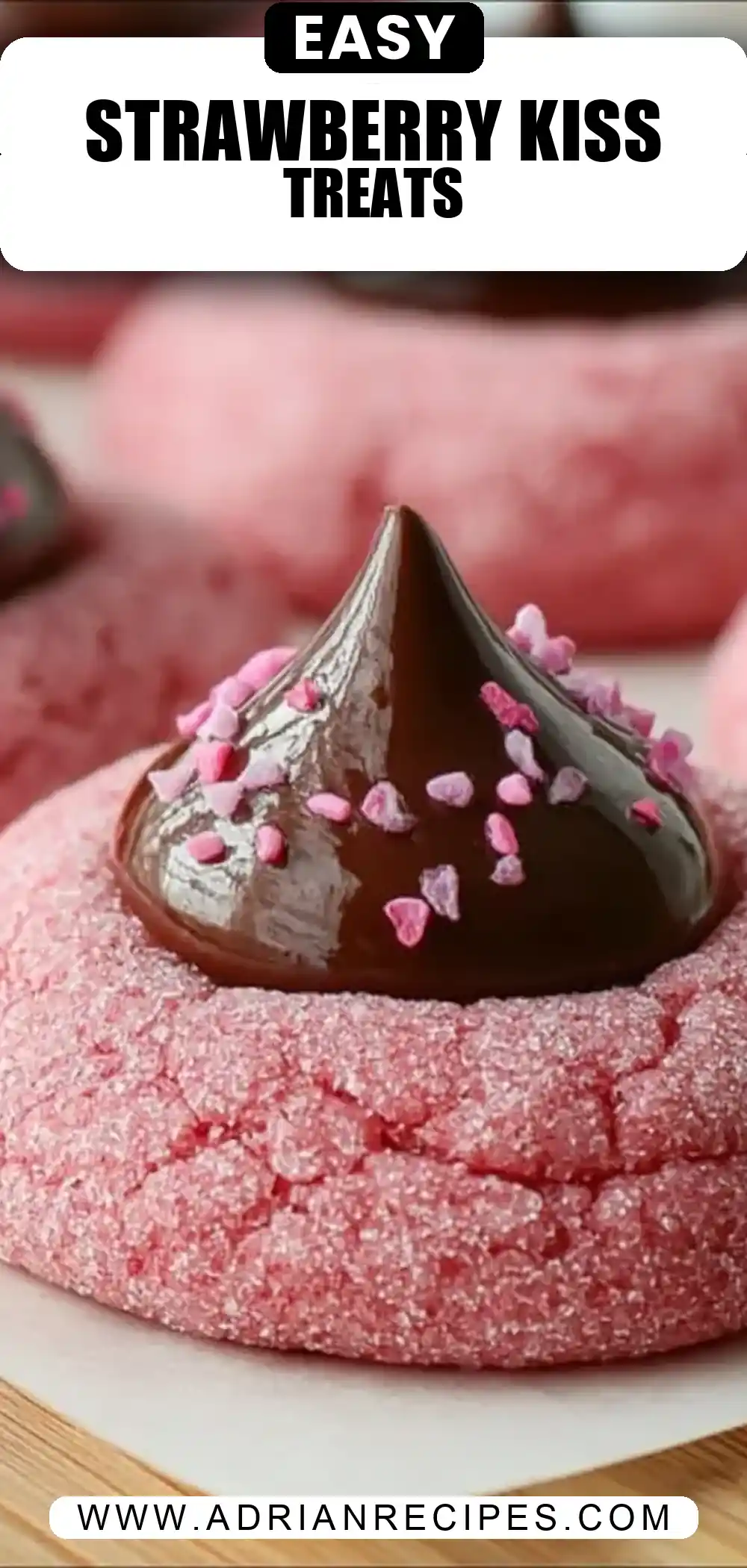Strawberry Kiss Cookies