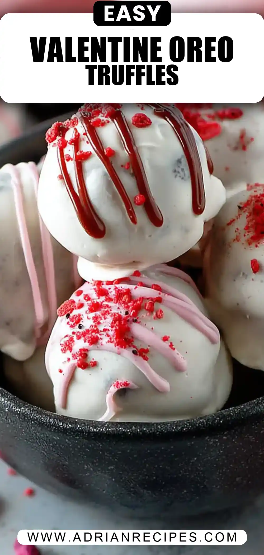 Valentine's Day Oreo Truffles