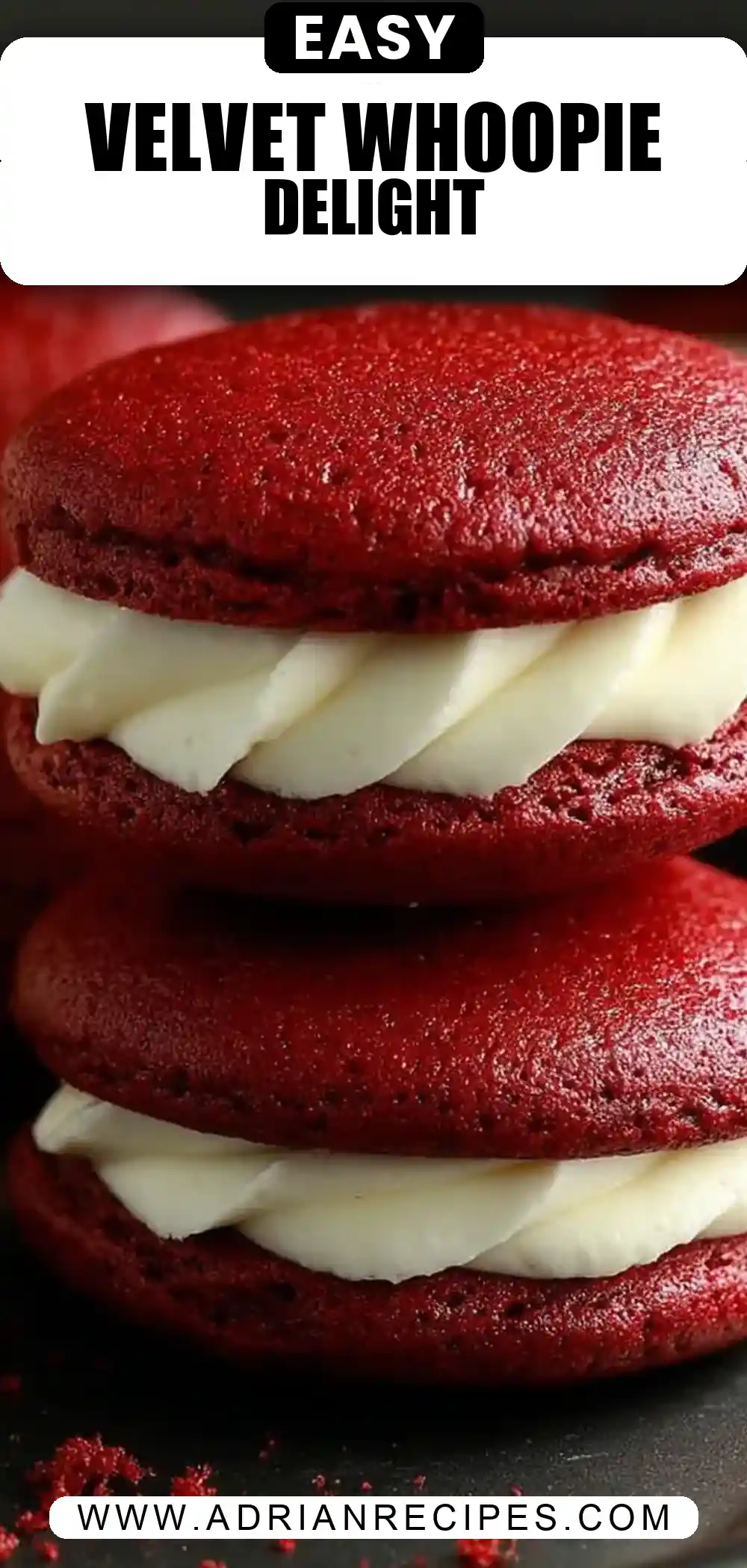 Red Velvet Whoopie Pies