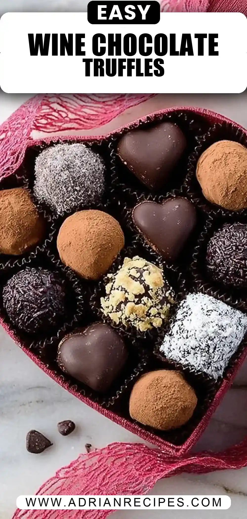 Red Wine Chocolate Truffles