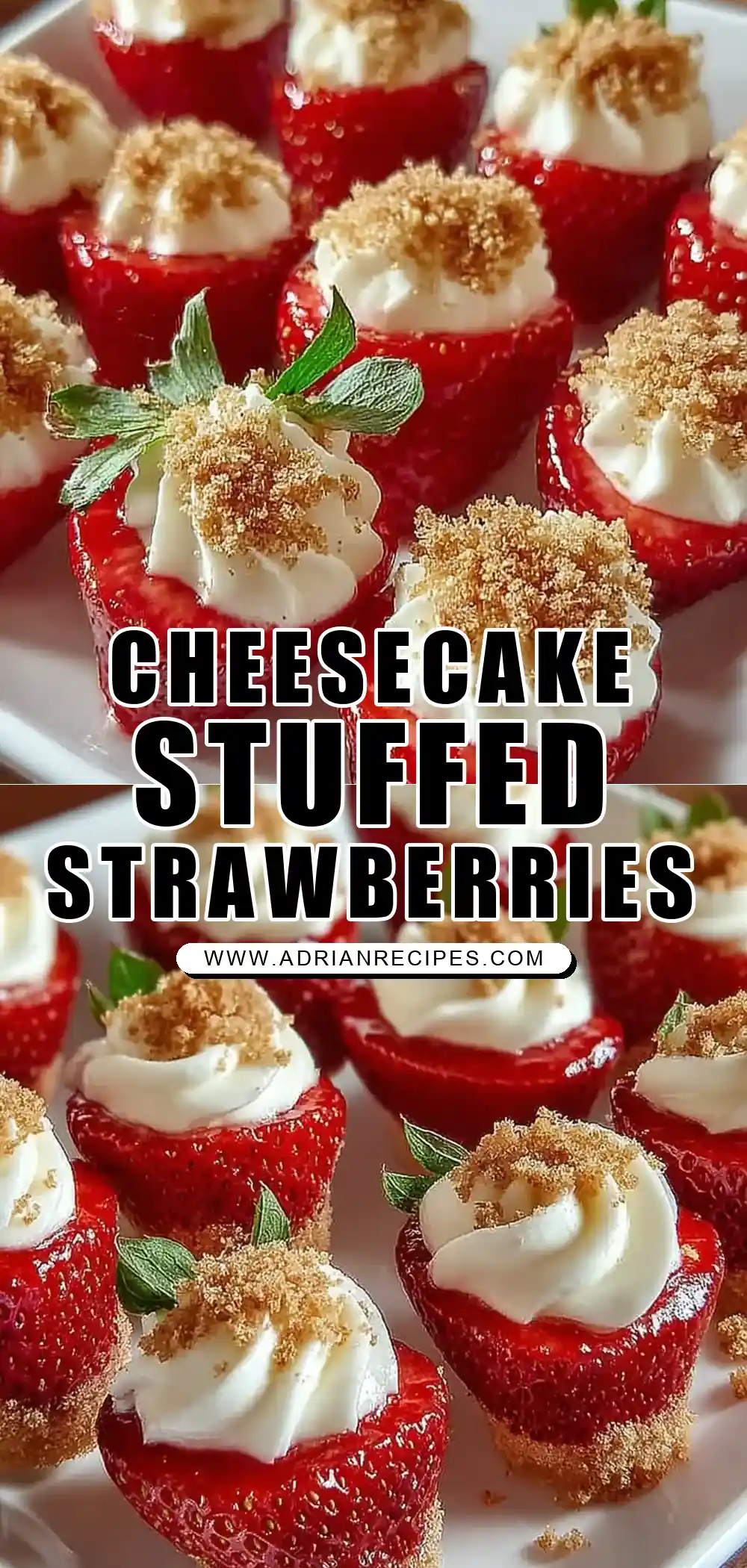Sweetheart Cheesecake Deviled Strawberries Quick Recipe