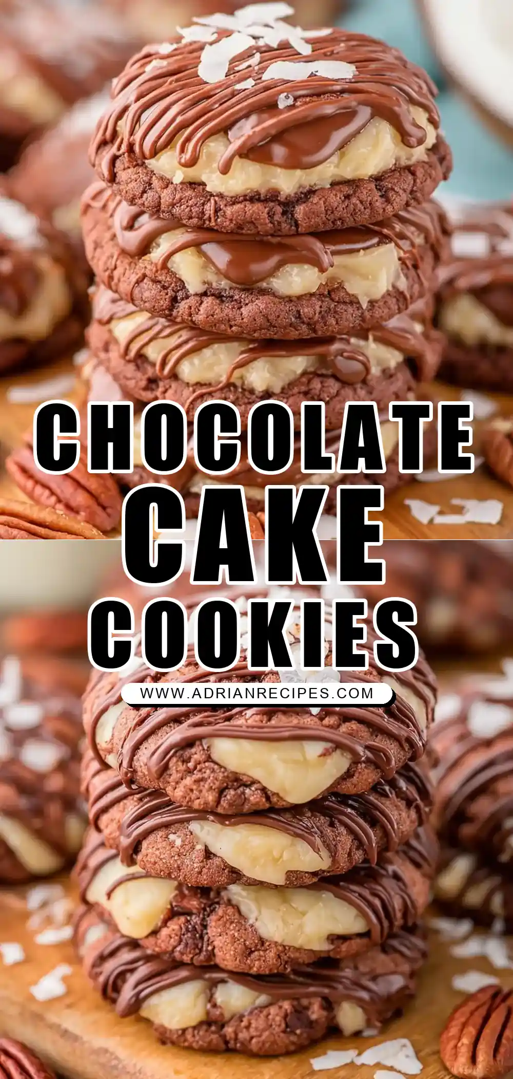 German Chocolate Cake Cookies