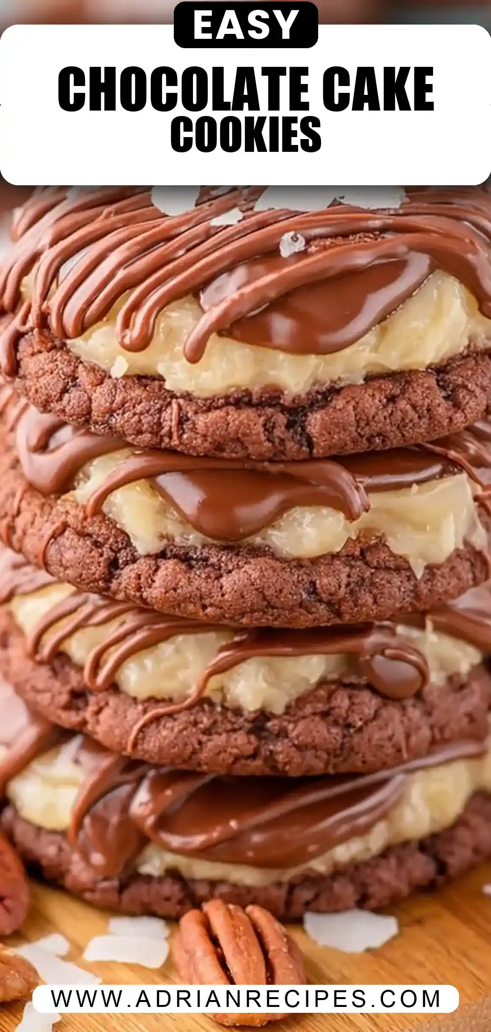 German Chocolate Cake Cookies