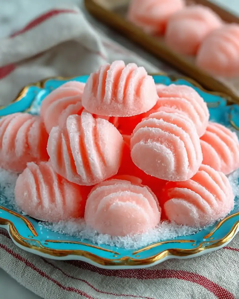 A delicious plate of Cream Cheese Mints