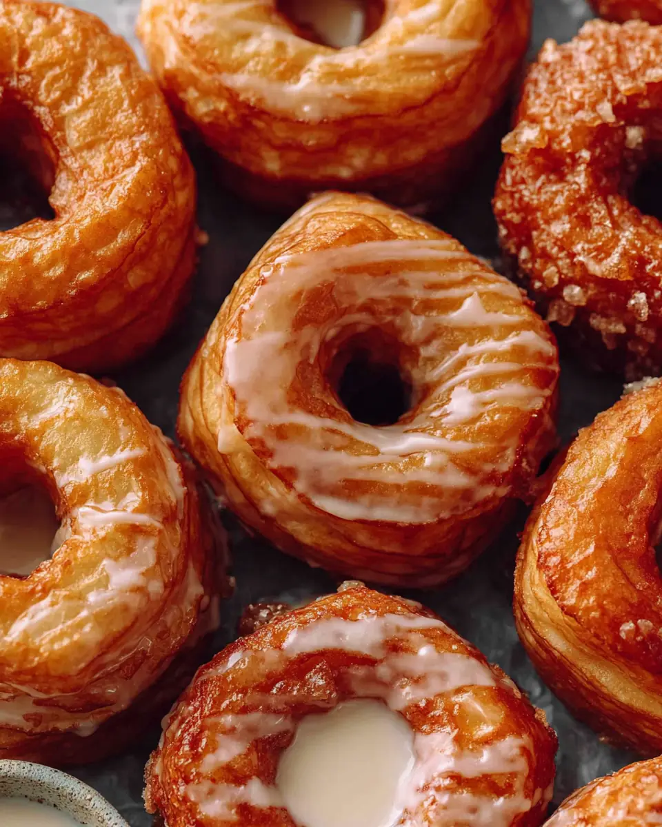 A delicious plate of Cronuts