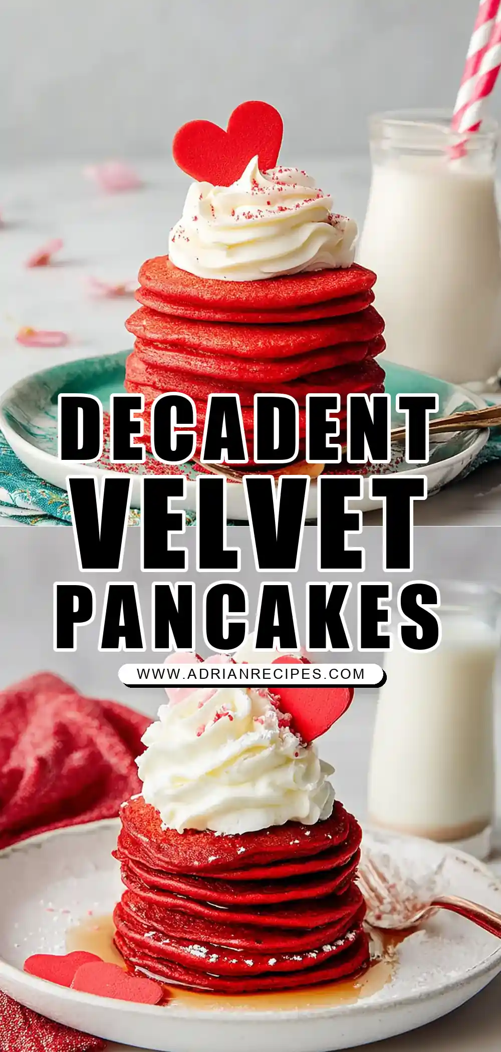 Red Velvet Pancakes