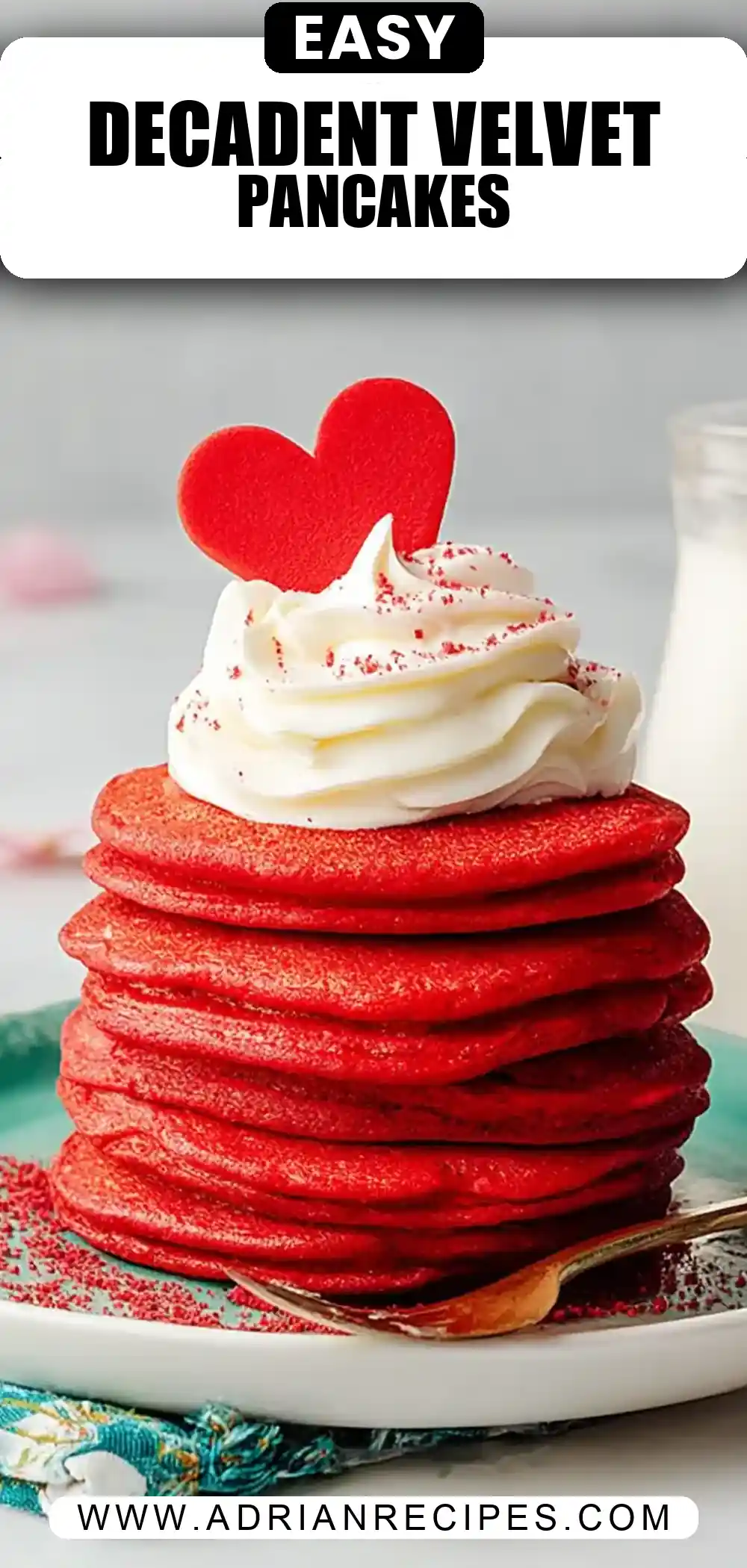 Red Velvet Pancakes