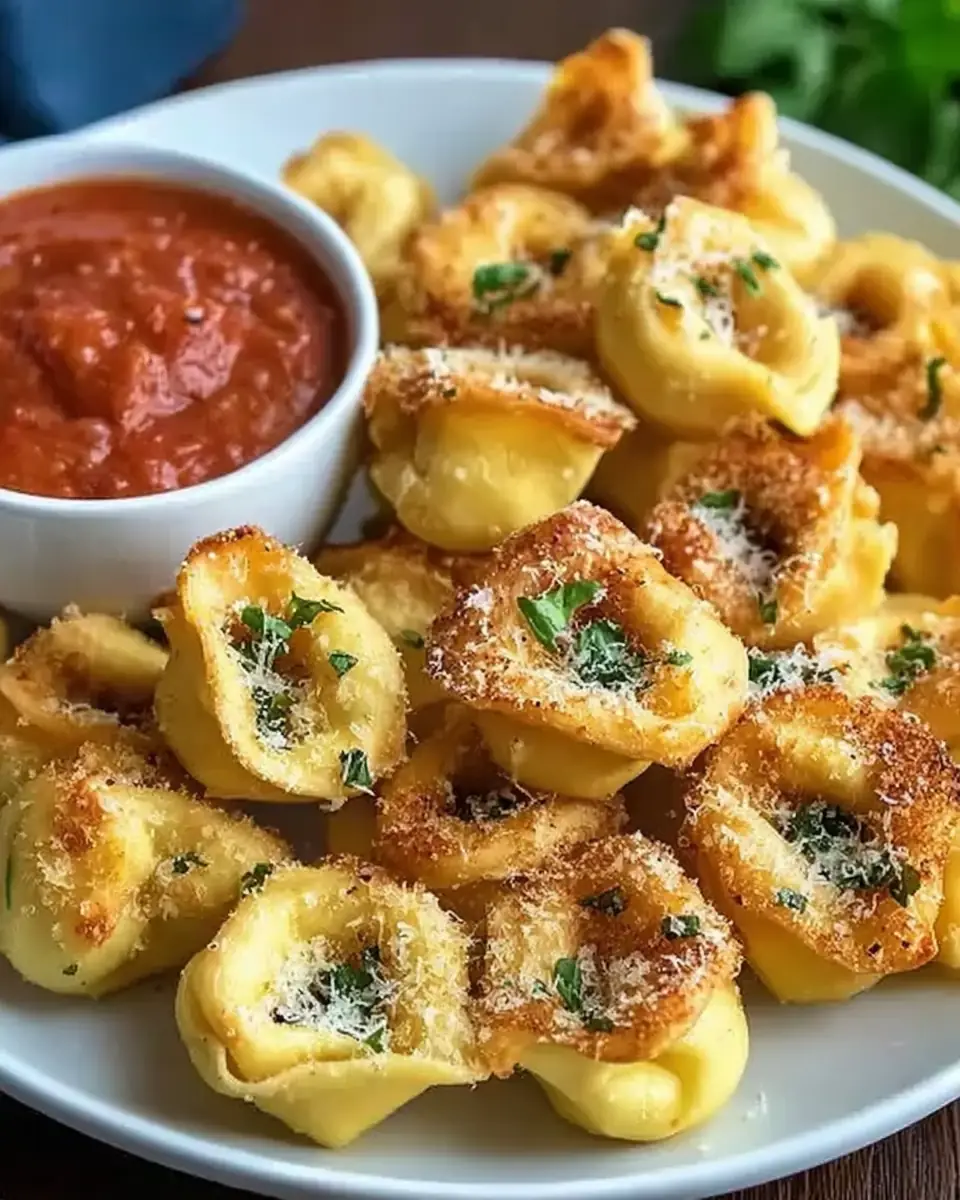 A delicious plate of DELICIOUS TORTELLINI PARTY SNACKS READY IN 30 MINUTES